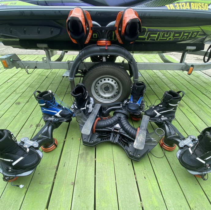 Полет на флайборде Поведники в Москве