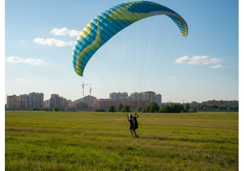 Обзорный полет на параплане в Москве