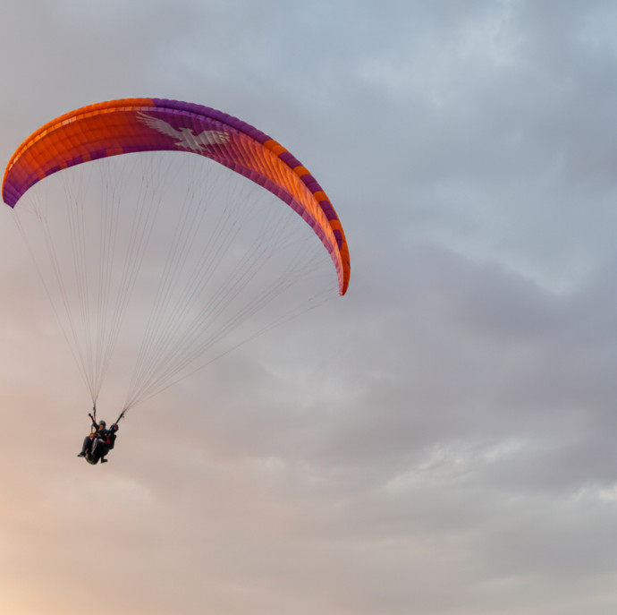 Обзорный полет на параплане в Москве