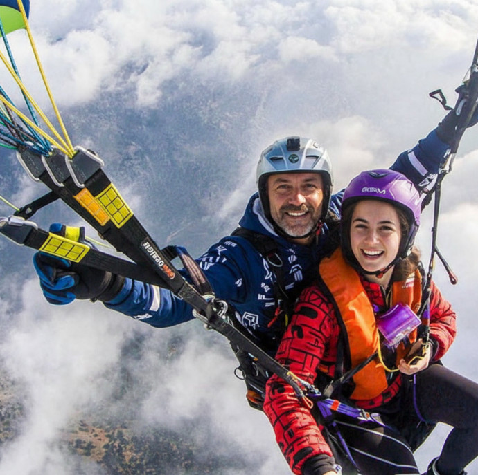 Полет на параплане Второй пилот в Москве