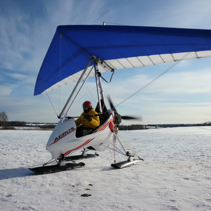 Полёт на дельталете в Москве