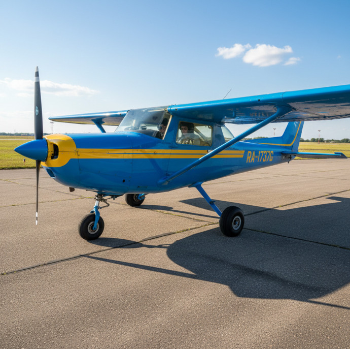 Полет на самолете за штурвалом