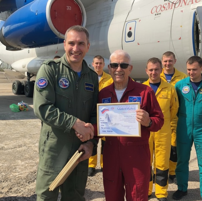 Полет в невесомости на самолете ИЛ-76 в Москве