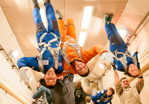 Полет в невесомости на самолете ИЛ-76 в Москве