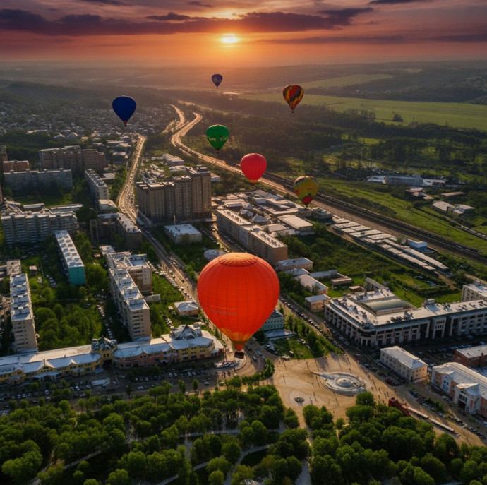 Романтический полет для двоих в Москве