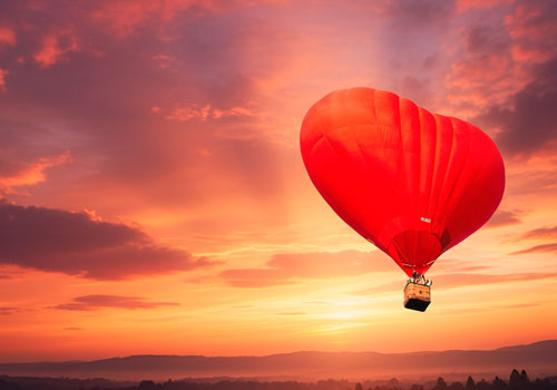 Романтический полет для двоих в Москве