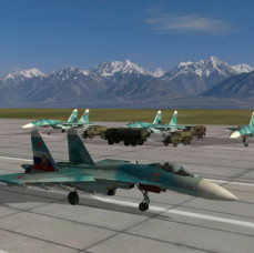 Авиатренажер Су-27 в Москве