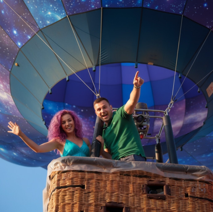 Индивидуальный полет на воздушном шаре в Москве