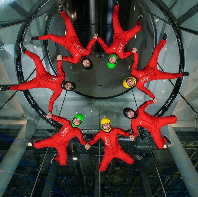 Полёт в аэротрубе Flow Moscow в Москве