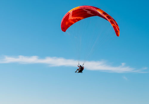 Парный полет на двух парапланах в Москве