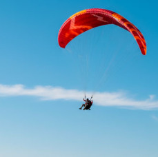 Парный полет на двух парапланах в Москве