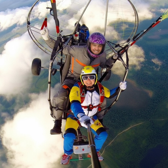 Полет на гироплане в Москве