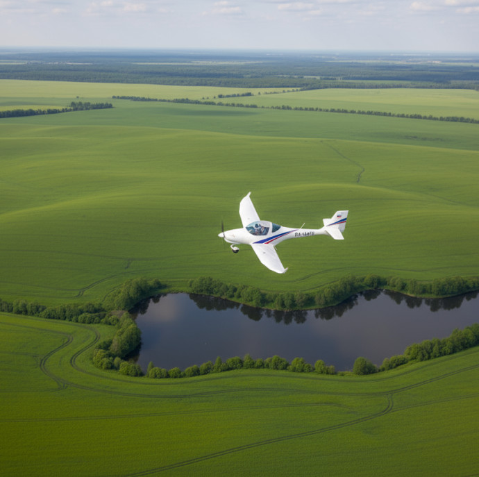 Экскурсионный полет на самолете Aquila A210 в Москве