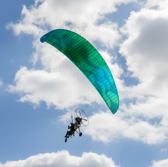 Полёт на паралете в Москве