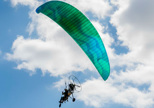 Полёт на паралете в Москве