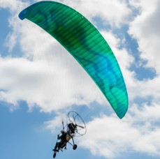 Полёт на паралете в Москве