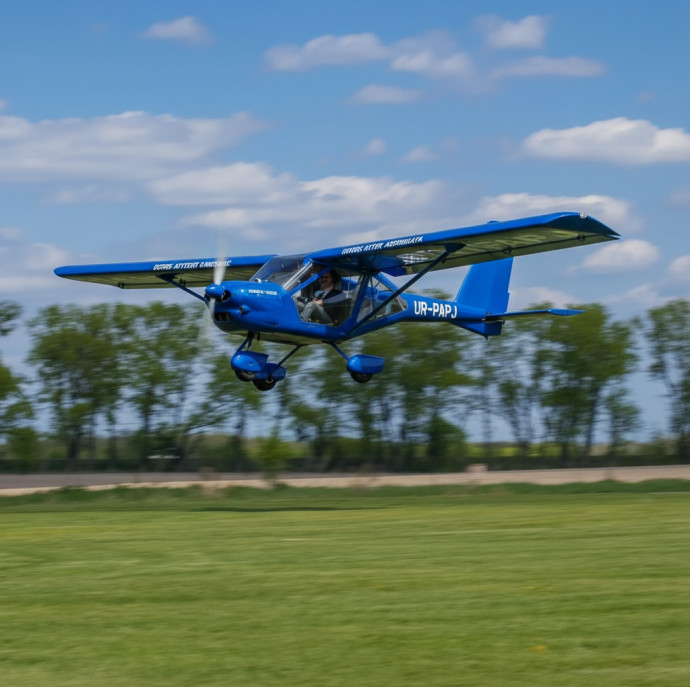 Полёт на самолёте в Москве