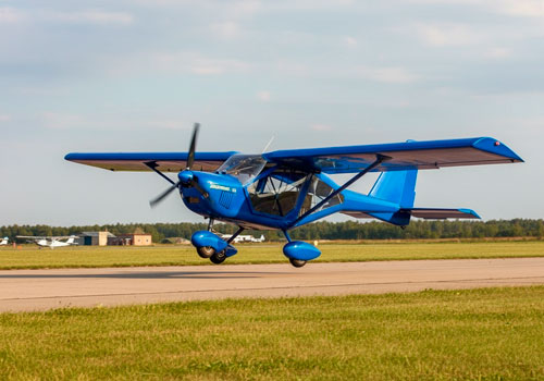 Полёт на самолёте в Москве