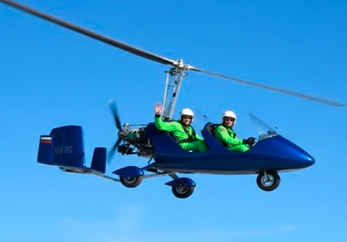 Полёт на автожире в Москве