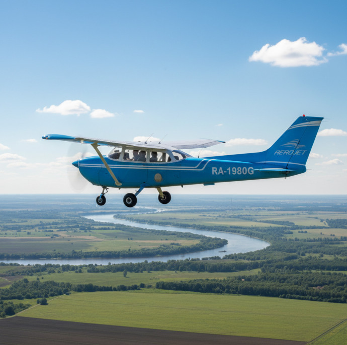 Полет на самолете для троих в Москве