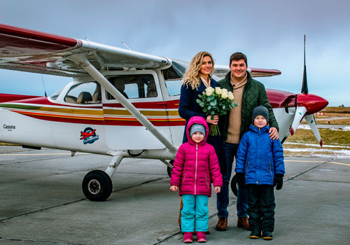 Полет на самолете для троих в Москве
