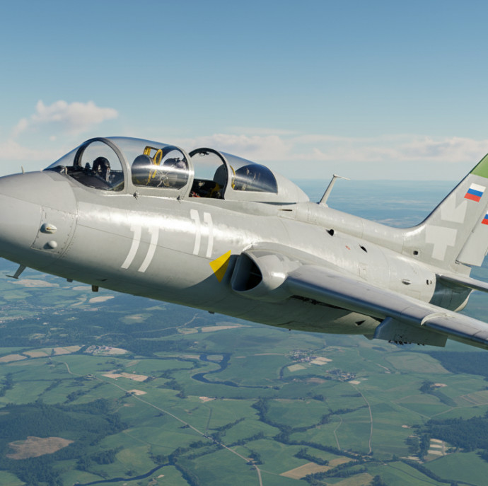 Высший пилотаж на реактивном самолете Л-29 в Москве