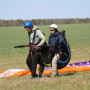 Полет на параплане Первый сам в Москве