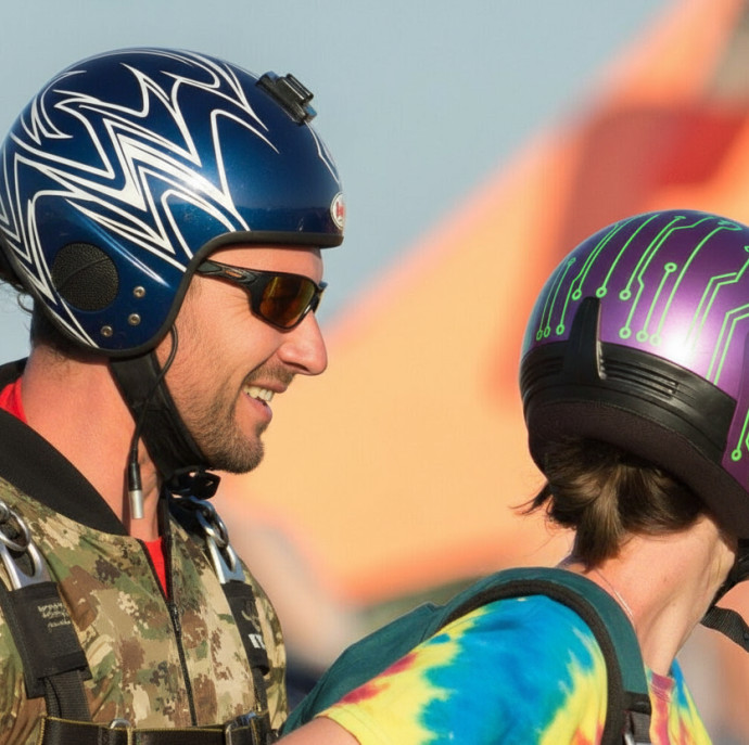 Базовый полет на параплане в тандеме в Москве