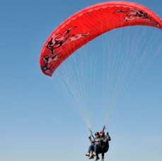 Базовый полет на параплане в тандеме в Москве