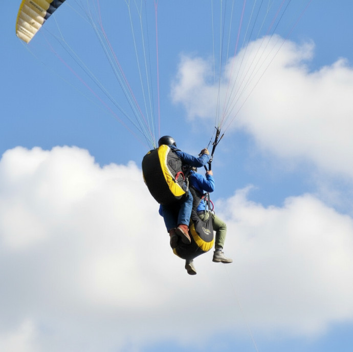Полет на параплане Ты рулишь в Москве