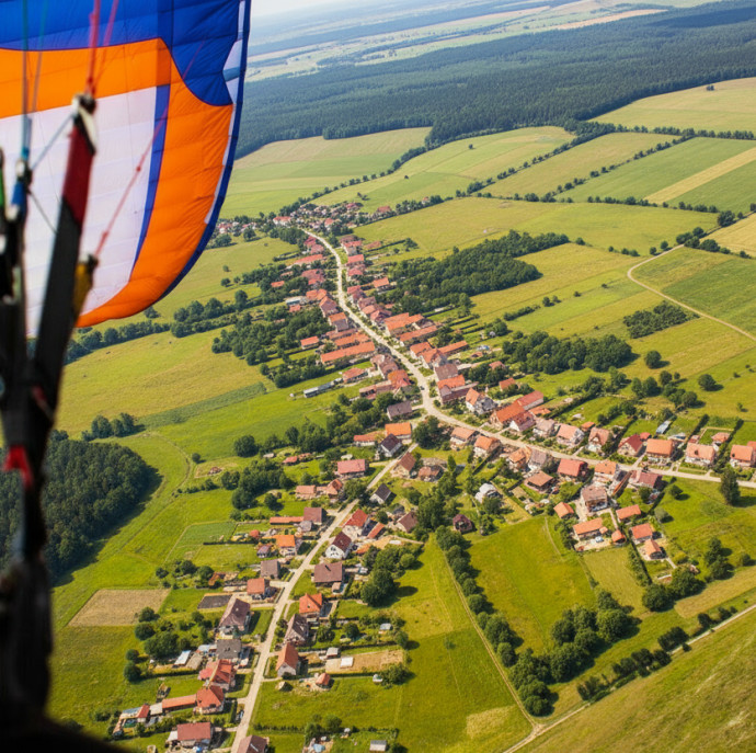 Полет на параплане Ты рулишь в Москве