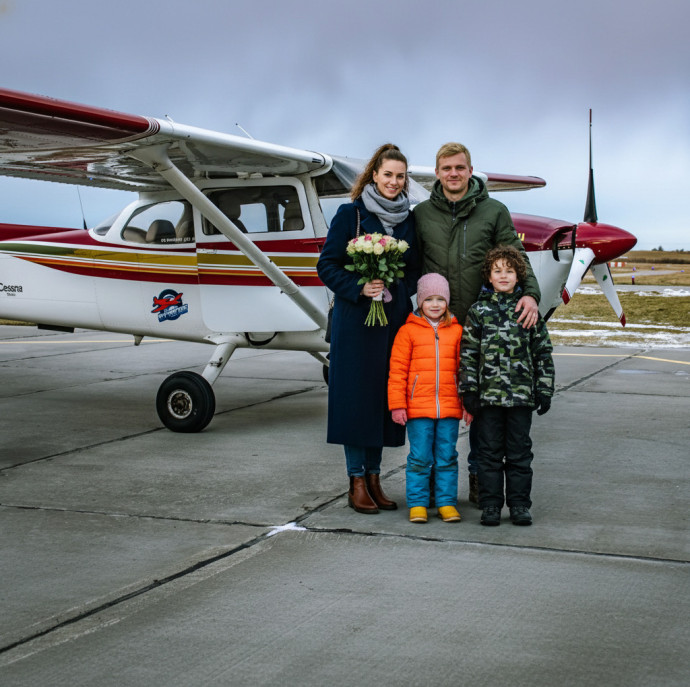 Полет на самолете с аэродромом на выбор в Москве
