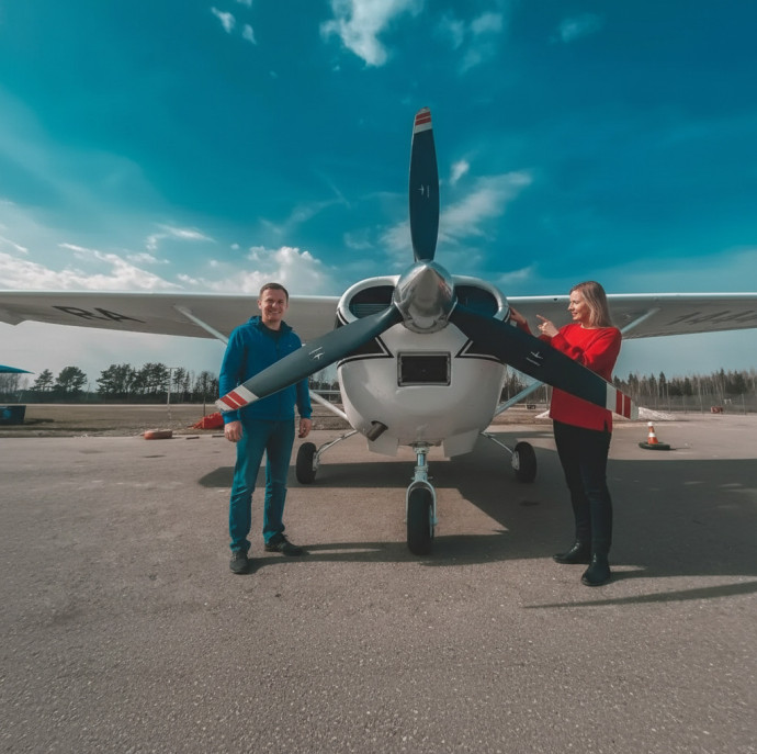 Полет на самолете с аэродромом на выбор в Москве