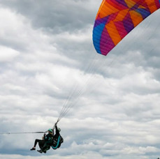Полет на параплане с акробатикой в Москве