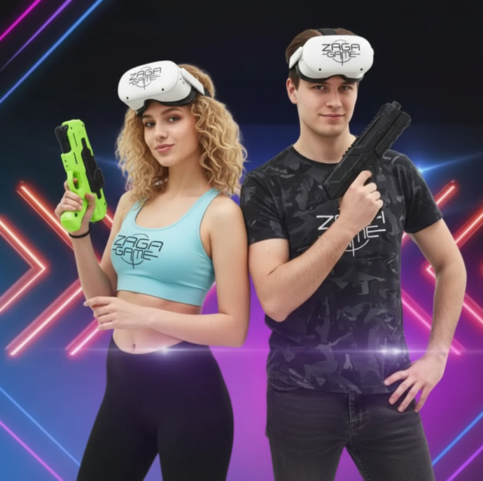 Игры на VR-арене ZAGA-GAME в Москве