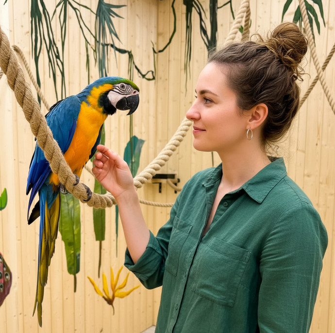 Галерея птиц Попугайня в Москве