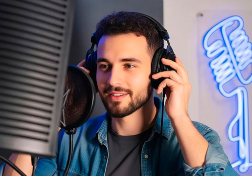 Запись песни трека в студии звукозаписи в Москве