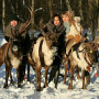 Прогулка в оленьей упряжке в Москве