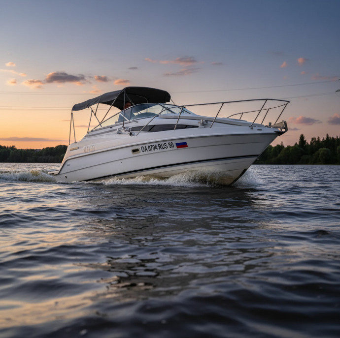 Прогулка на яхте с друзьями в Москве