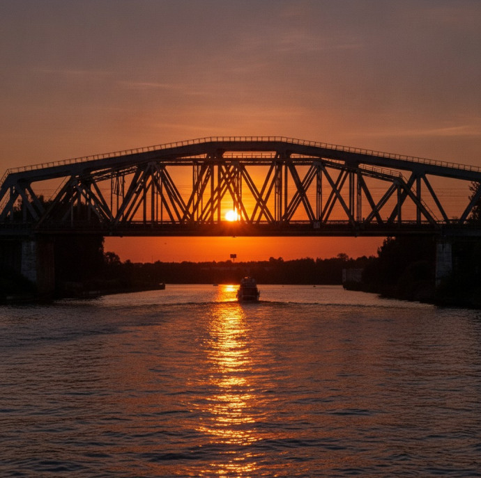 Прогулка на яхте с друзьями в Москве