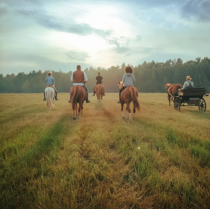 Конные прогулки в Москве