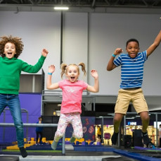 Прыжки на батуте в Москве