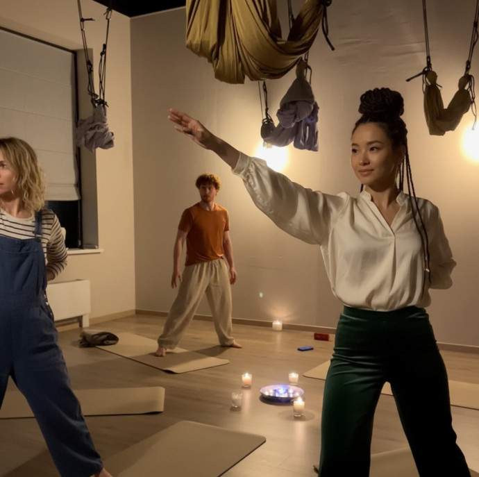 Новогодний безлимит йоги на любой месяц в Москве