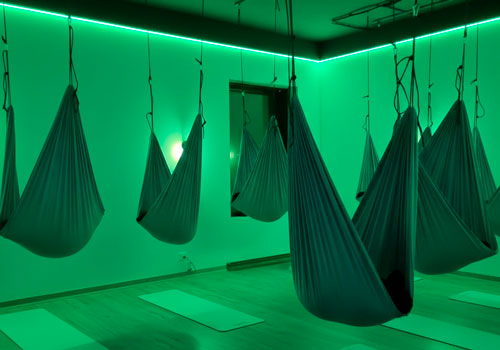 Новогодняя эйфория в гамаках в Москве