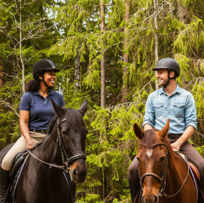 Конная прогулка в Москве