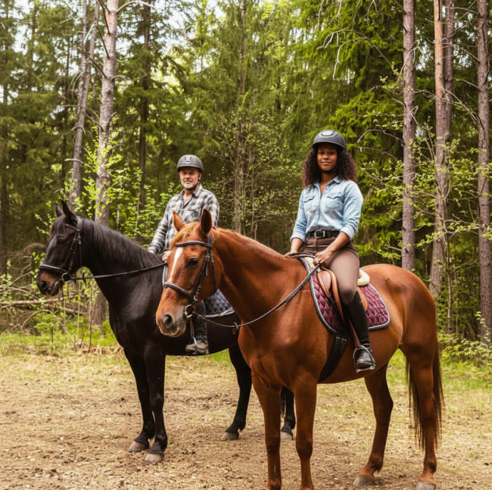 Конная прогулка в Москве