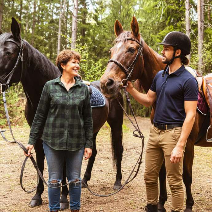 Конная прогулка в Москве