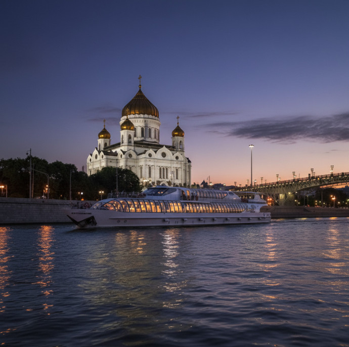 Круиз по Москве-реке на борту яхты Radisson в Москве