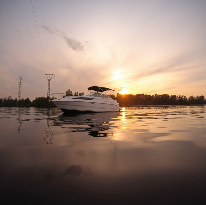 Прогулка на круизной яхте в Москве