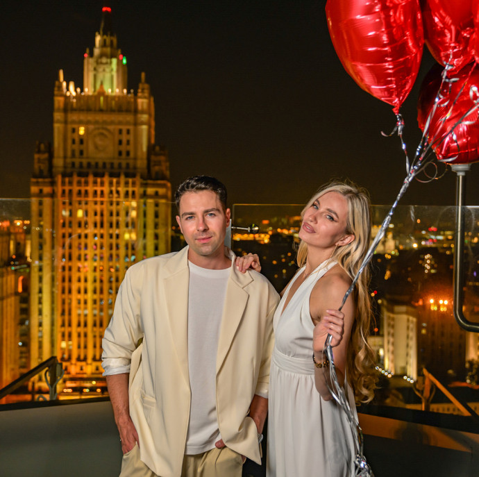 Романтическое свидание на крыше в Москве